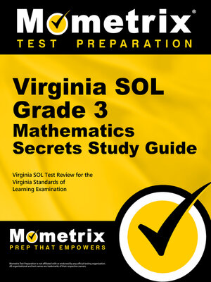 cover image of Virginia SOL Grade 3 Mathematics Secrets Study Guide